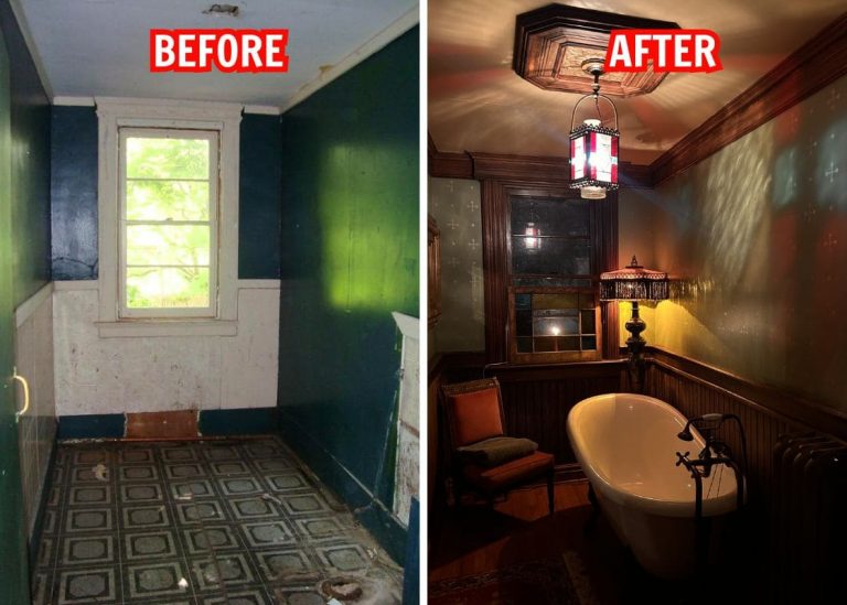 Constraint Becomes the Design for A Small Bathroom